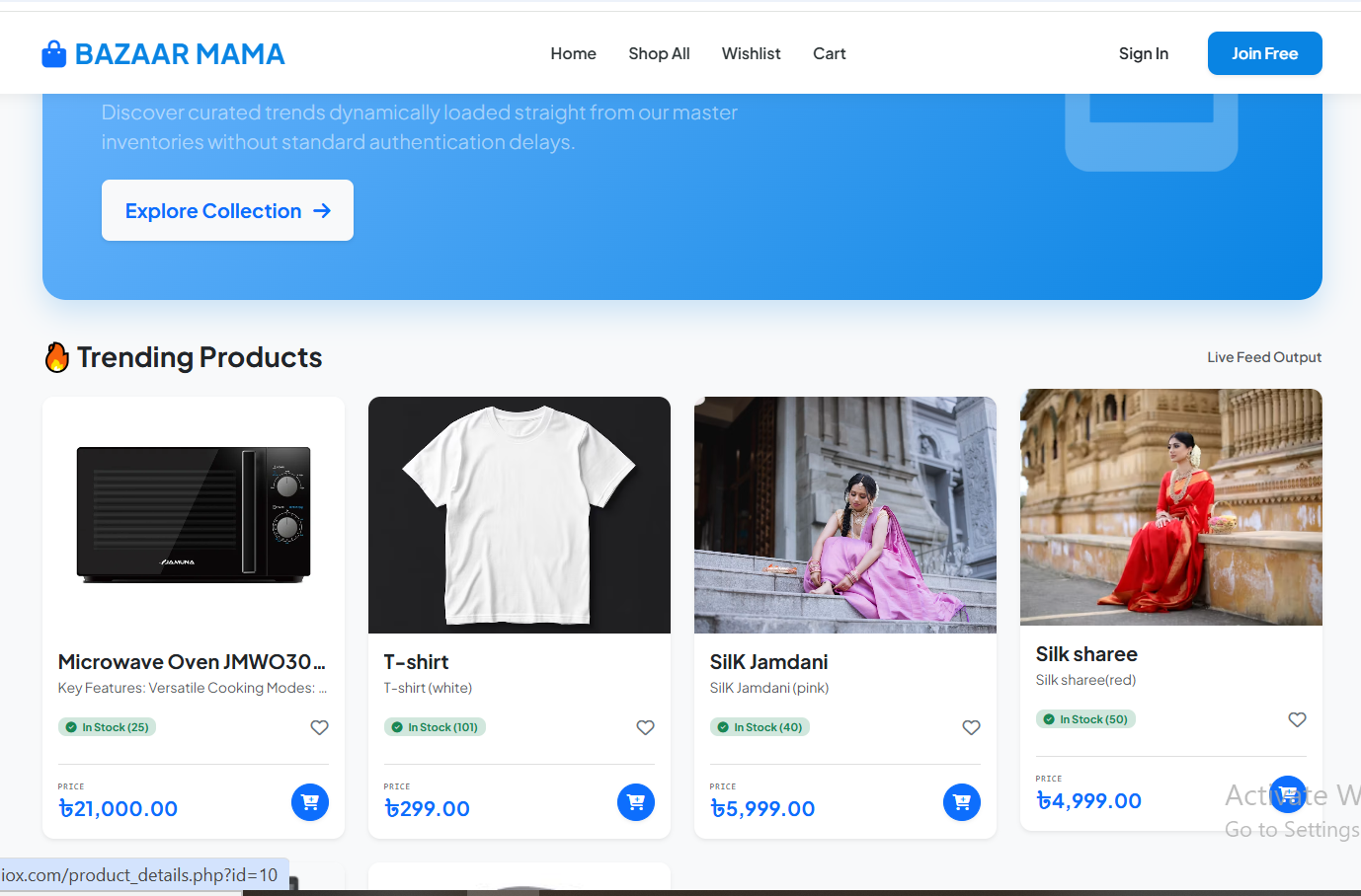 Full-Stack E-Commerce Web Application