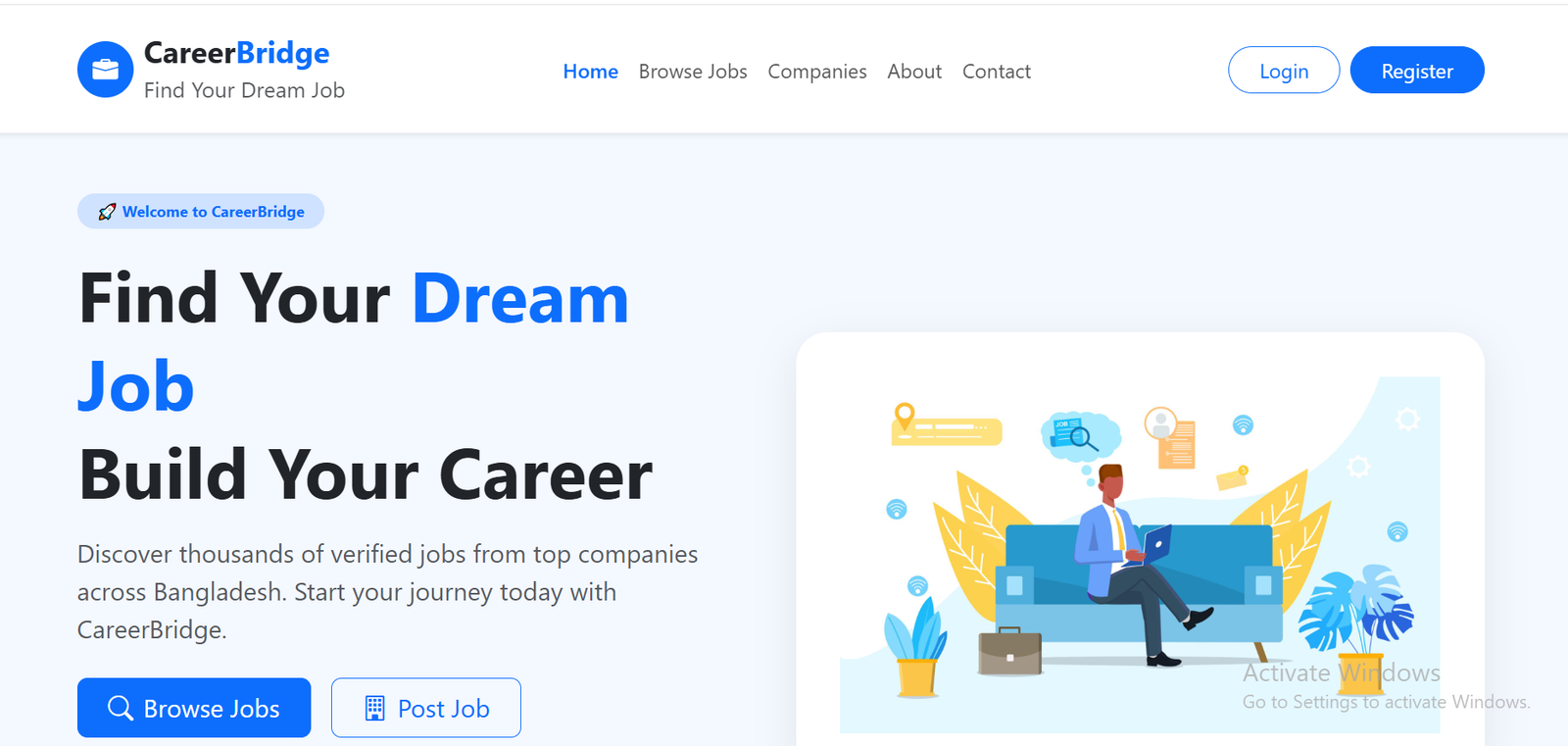 CareerBridge – Job Portal Application